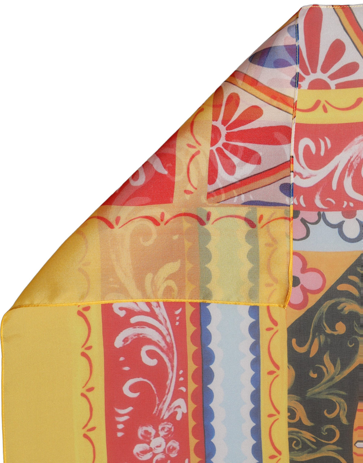 Dolce & Gabbana Dolce & Gabbana Multicolor Silk Printed Square Foulard Women's Scarf