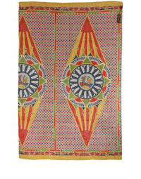 Dolce & Gabbana Dolce & Gabbana Multicolor Silk Carretto Print Stole Women's Scarf