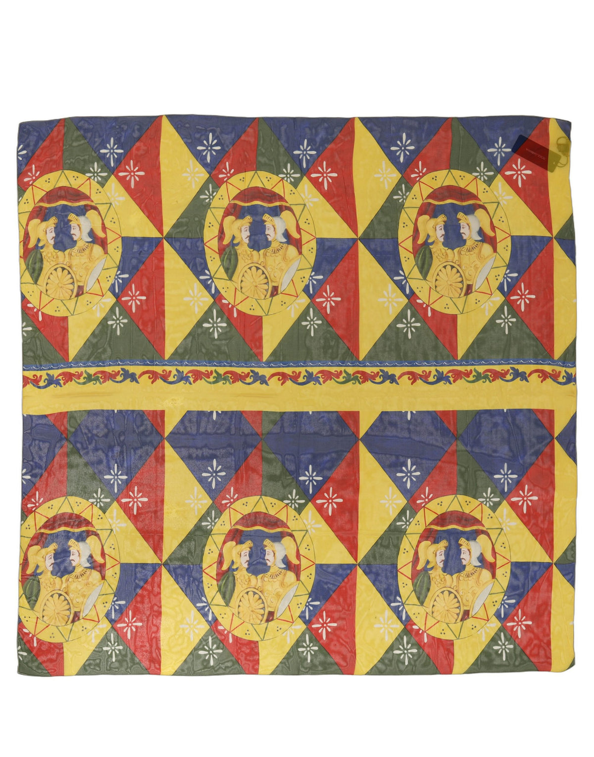 Dolce & Gabbana Dolce & Gabbana Multicolor Silk Printed Square Foulard Women's Scarf