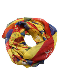 Dolce & Gabbana Dolce & Gabbana Multicolor Silk Printed Square Foulard Women's Scarf