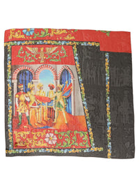 Dolce & Gabbana Dolce & Gabbana Multicolor Silk Printed Square Foulard Women's Scarf