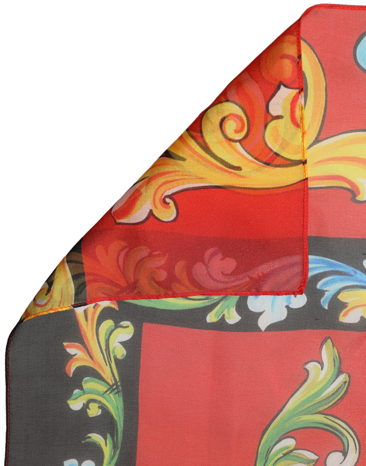 Dolce & Gabbana Dolce & Gabbana Multicolor Silk Printed Square Foulard Women's Scarf