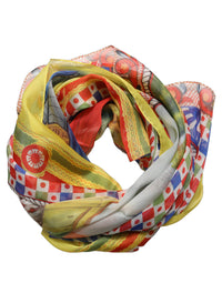Dolce & Gabbana Dolce & Gabbana Multicolor Silk Carretto Foulard Women's Scarf