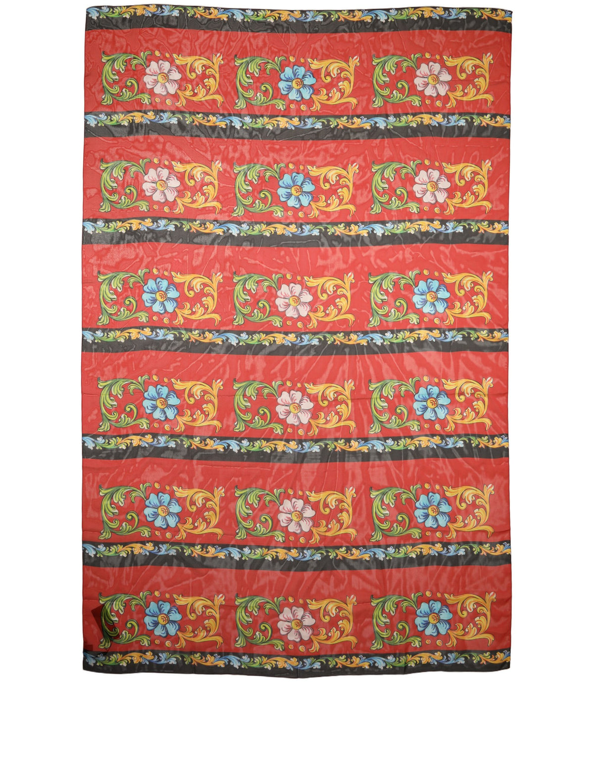 Dolce & Gabbana Dolce & Gabbana Multicolor Floral Silk Shawl Stole Women's Scarf