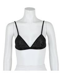 Ferragamo Womens Crystal Embellished Triangle Bralette