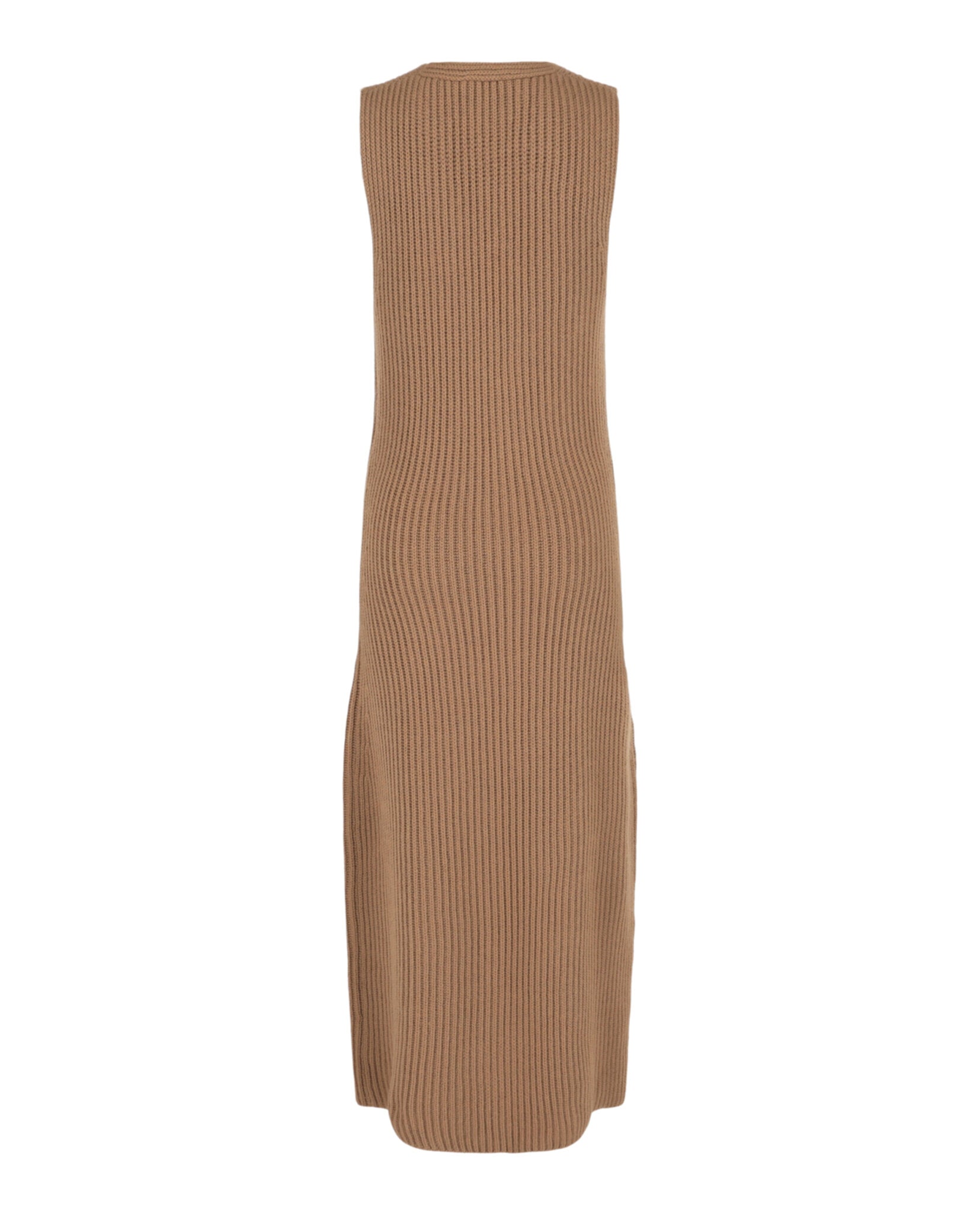 Ferragamo Womens Sleeveless Ribbed Knit Dress