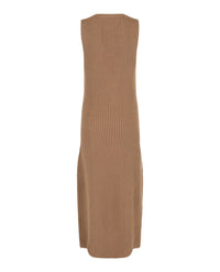 Ferragamo Womens Sleeveless Ribbed Knit Dress