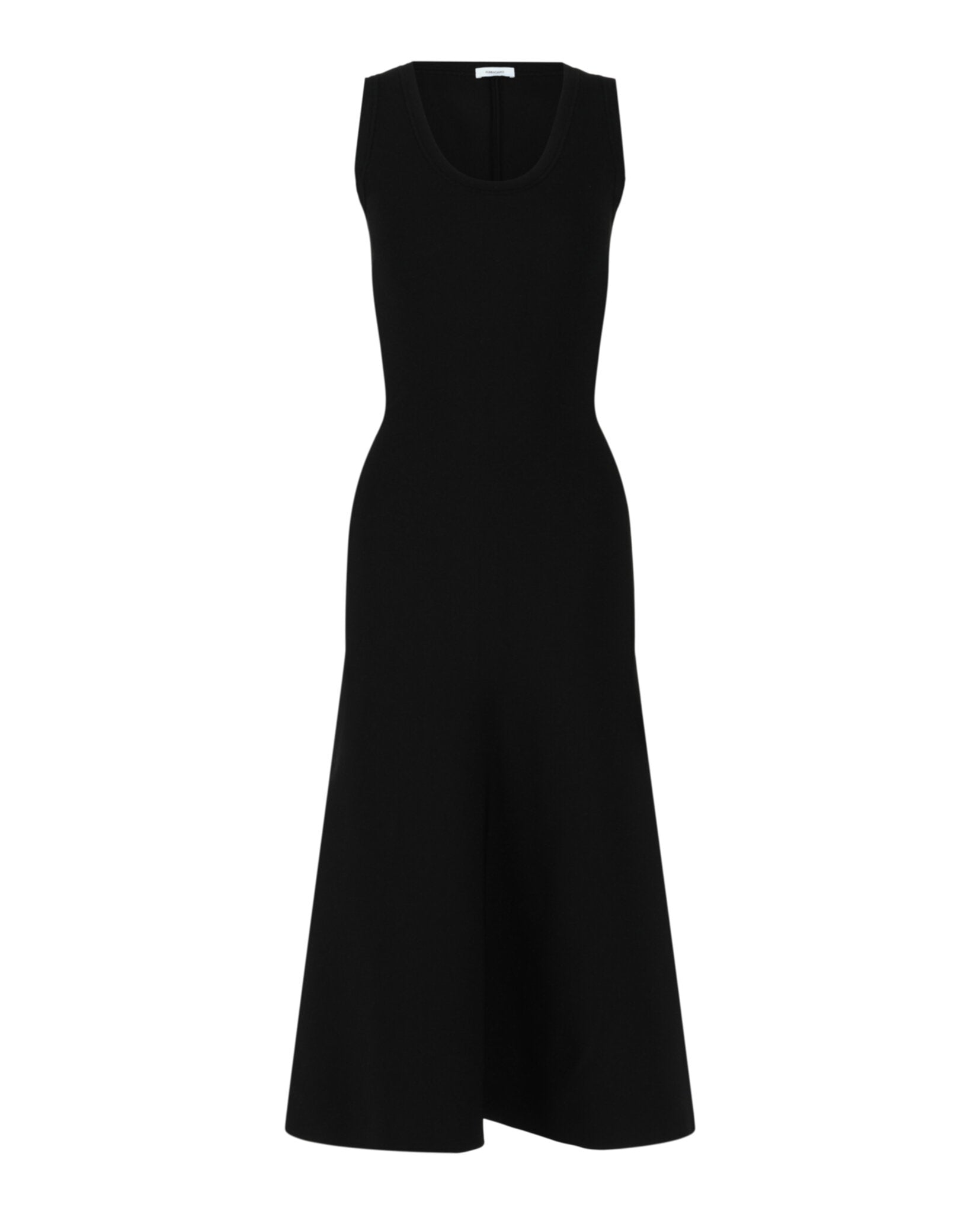 Ferragamo Womens Sleeveless Midi Dress