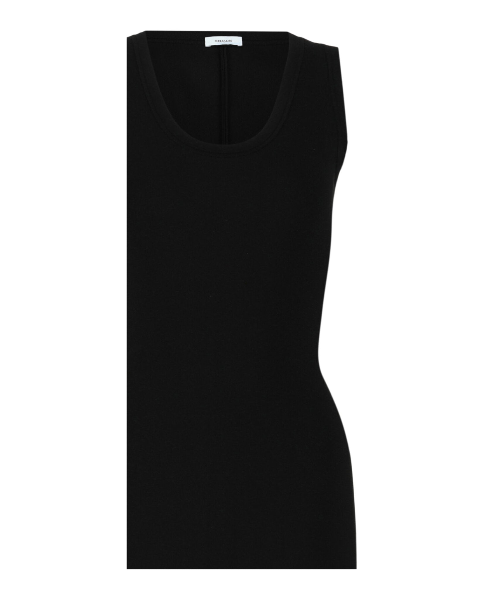 Ferragamo Womens Sleeveless Midi Dress