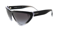 Burberry Top black grad on transparent Cateye 0BE4292 38058G Sunglasses