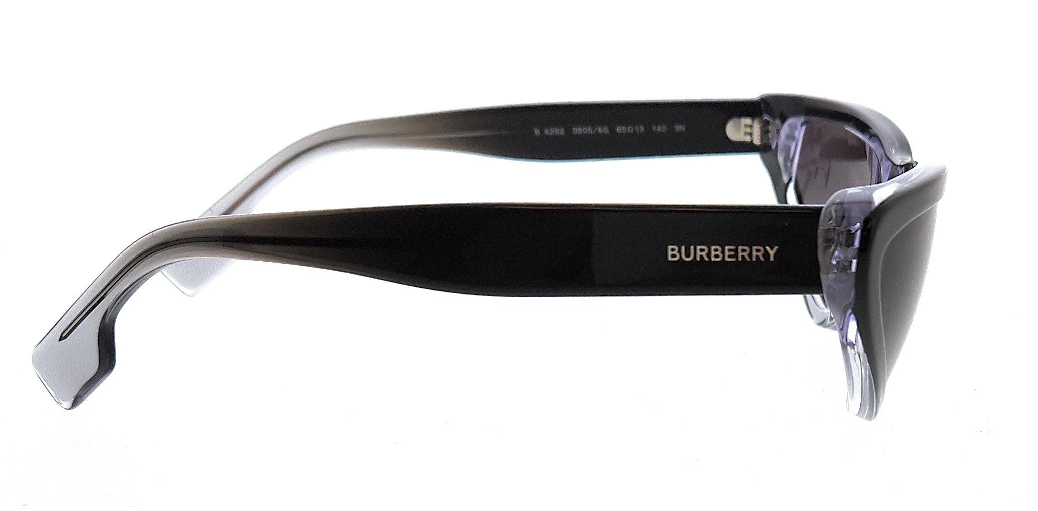 Burberry Top black grad on transparent Cateye 0BE4292 38058G Sunglasses