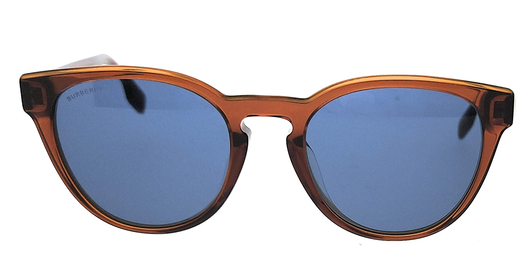 Burberry Transparent Brown Round 0BE4310F 384680 Sunglasses
