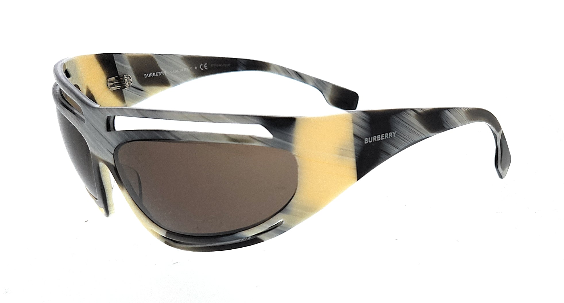 Burberry Brown / Beige Horn Cateye 0BE4342 393773 Sunglasses
