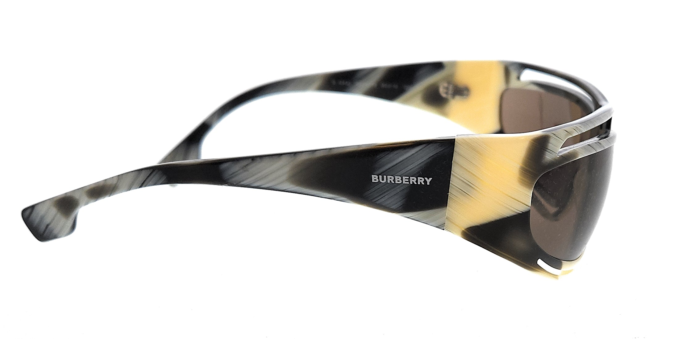 Burberry Brown / Beige Horn Cateye 0BE4342 393773 Sunglasses