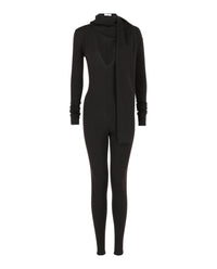 Ferragamo Womens Draped Cutout Jumpsuit