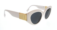 Burberry White Oval 0BE4361F 300787 Sunglasses