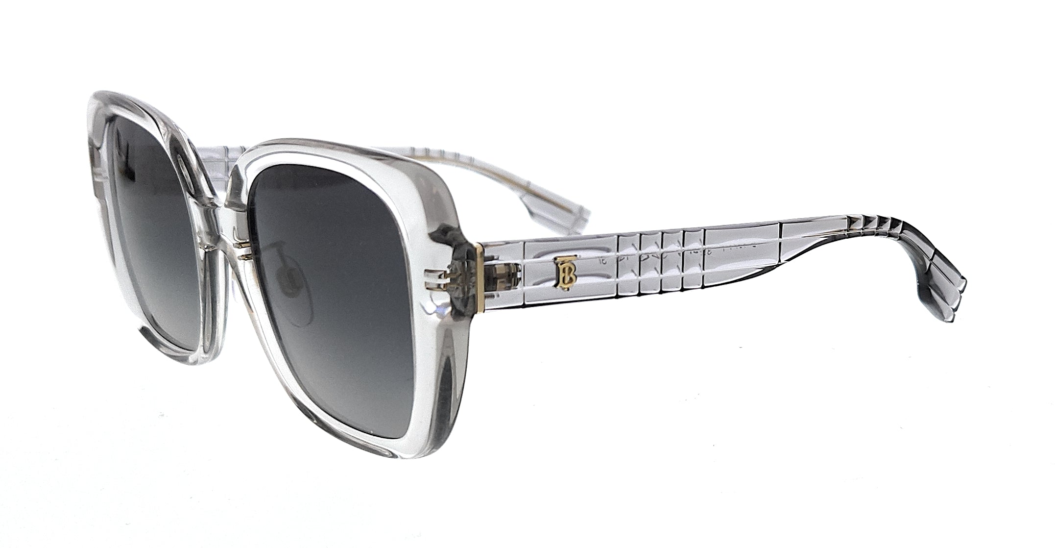 Burberry Clear Square 0BE4371F 3825T3 Helena Sunglasses