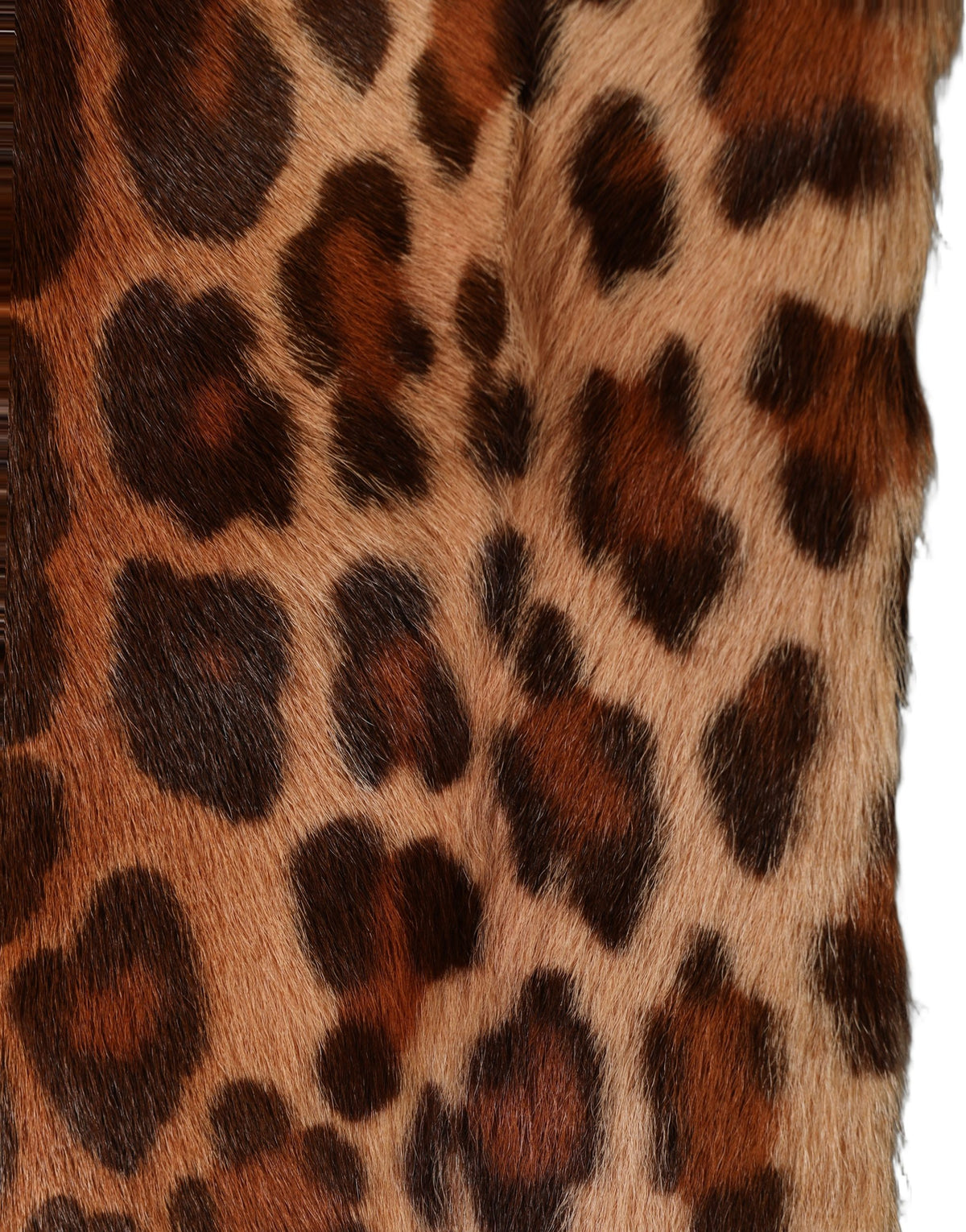 Dolce & Gabbana Dolce & Gabbana Brown Leopard Printed Goat Hair Shawl Women's Scarf