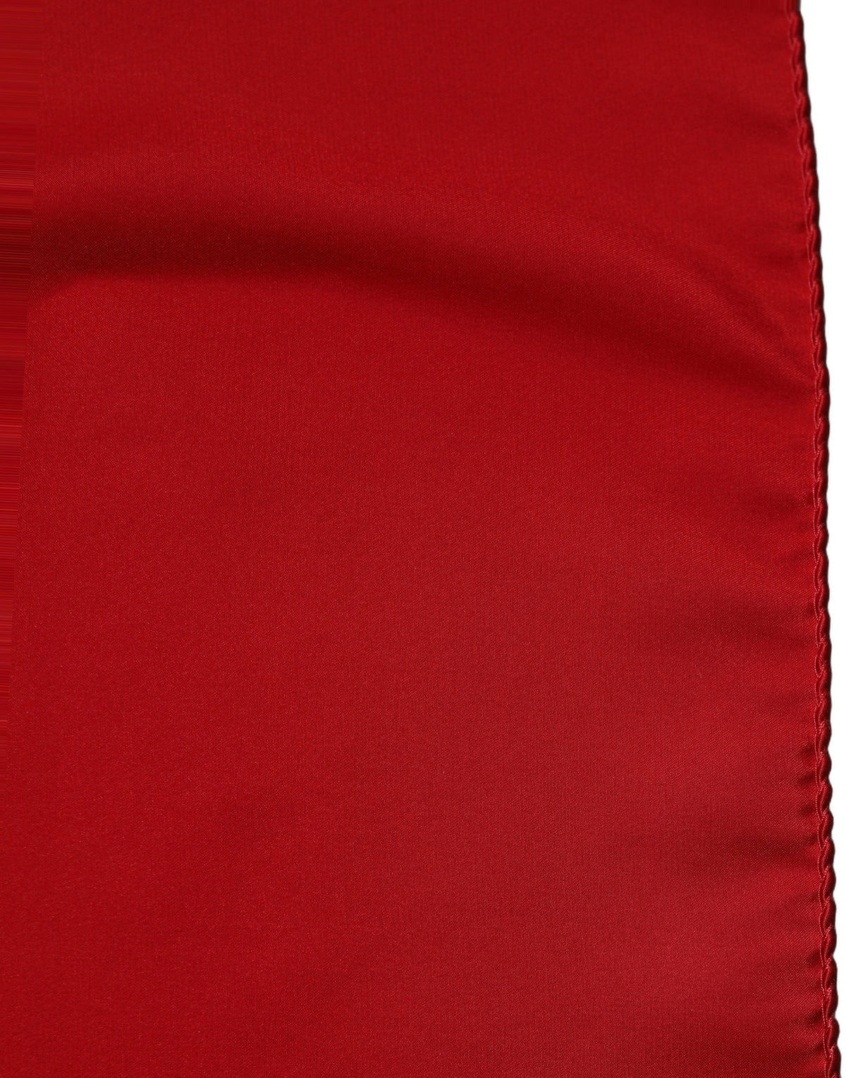 Dolce & Gabbana Dolce & Gabbana Red Satin Silk Foulard Handkerchief Women's Scarf