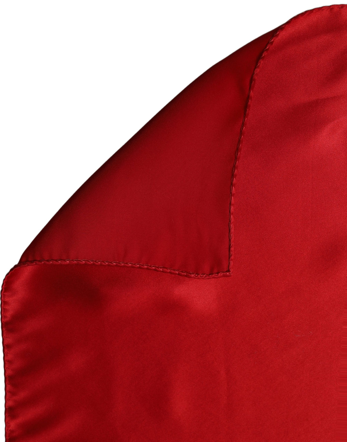 Dolce & Gabbana Dolce & Gabbana Red Satin Silk Foulard Handkerchief Women's Scarf