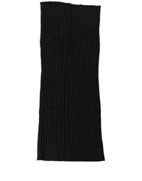 Dolce & Gabbana Dolce & Gabbana Black Cashmere Ribbed Knit Neck Women's Warmer