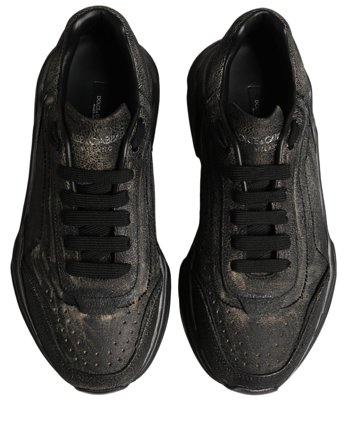Dolce & Gabbana Dolce & Gabbana Black Daymaster Low Top Sneakers Women's Shoes