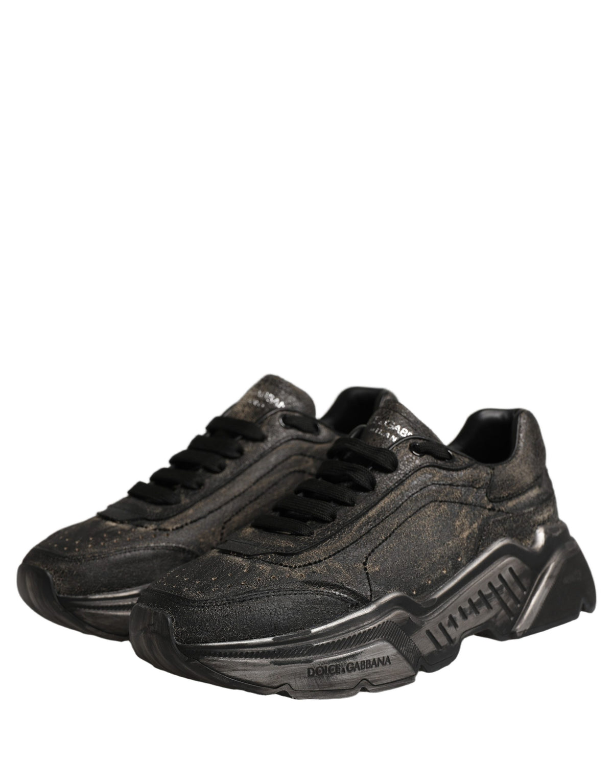 Dolce & Gabbana Dolce & Gabbana Black Daymaster Low Top Sneakers Women's Shoes