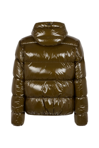 Herno HernoHooded Quilted Jacket In Olive