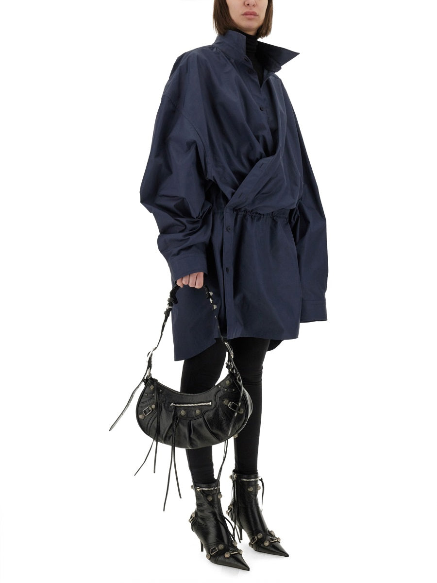 Balenciaga Women Mini Shirt Style Dress