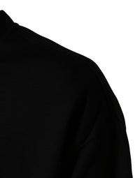 Dolce & Gabbana Dolce & Gabbana Black Cotton DG Crew Neck Sweatshirt Men's Sweater