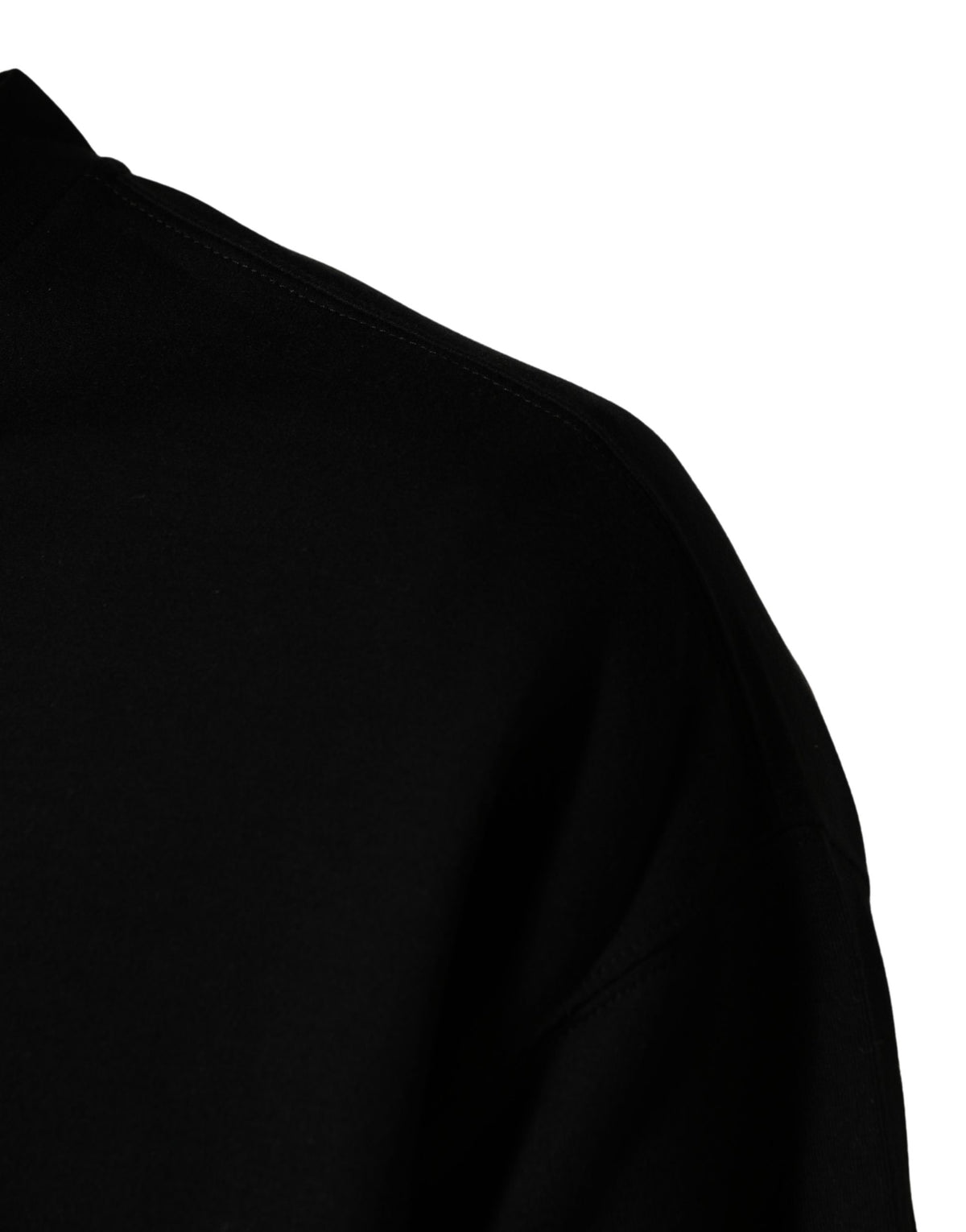 Dolce & Gabbana Dolce & Gabbana Black Cotton DG Crew Neck Sweatshirt Men's Sweater