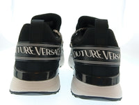Versace Jeans Couture Versace Jeans Couture Mens Black / White Logo Runner Sneakers-