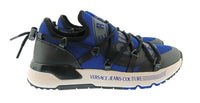 Versace Jeans Couture Versace Jeans Couture Mens Black / Royal Blue / White Cage Runner Sneakers-