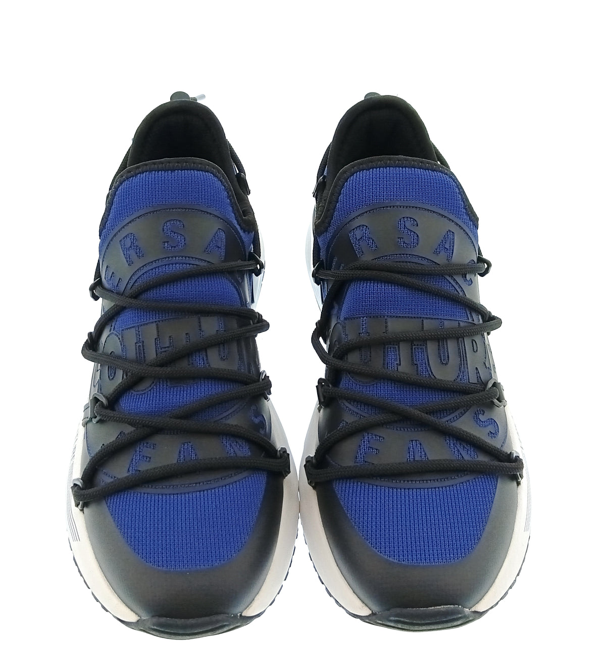 Versace Jeans Couture Versace Jeans Couture Mens Black / Royal Blue / White Cage Runner Sneakers-