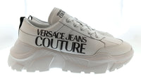 Versace Jeans Couture Versace Jeans Couture Mens White / Black Chunky Logo Sneakers-