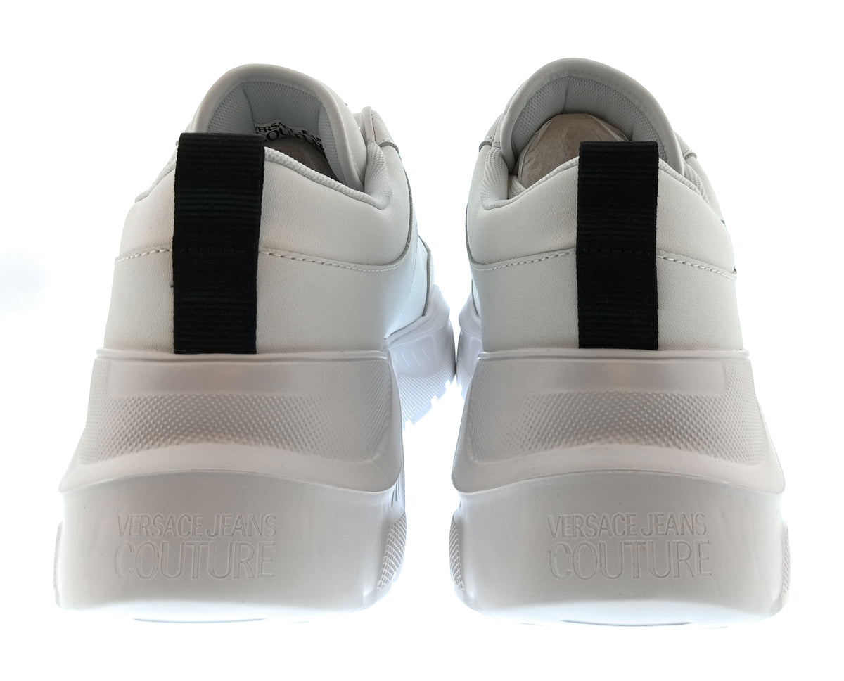 Versace Jeans Couture Versace Jeans Couture Mens White / Black Chunky Logo Sneakers-