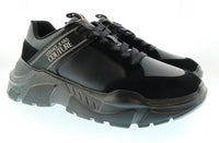 Versace Jeans Couture Versace Jeans Couture Mens Black / Gray Chunky Panel Sneakers-