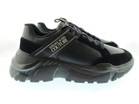 Versace Jeans Couture Versace Jeans Couture Mens Black / Gray Chunky Panel Sneakers-