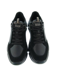 Versace Jeans Couture Versace Jeans Couture Mens Black / Gray Chunky Panel Sneakers-