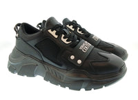 Versace Jeans Couture Versace Jeans Couture Mens Black / Gray Chunky Panel Sneakers-