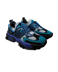 Versace Jeans Couture Versace Jeans Couture Mens Black / Blue / Teal Technical Trail Sneakers-