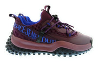 Versace Jeans Couture Versace Jeans Couture Mens Burgundy / Purple / Blue Logo Runner Sneakers-
