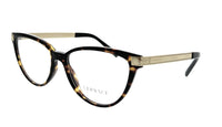 Versace Dark Havana/Gold Cateye 0VE3271 108 Eyeglasses