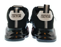 Versace Jeans Couture Versace Jeans Couture Mens Black / White Typography Runner Sneakers-