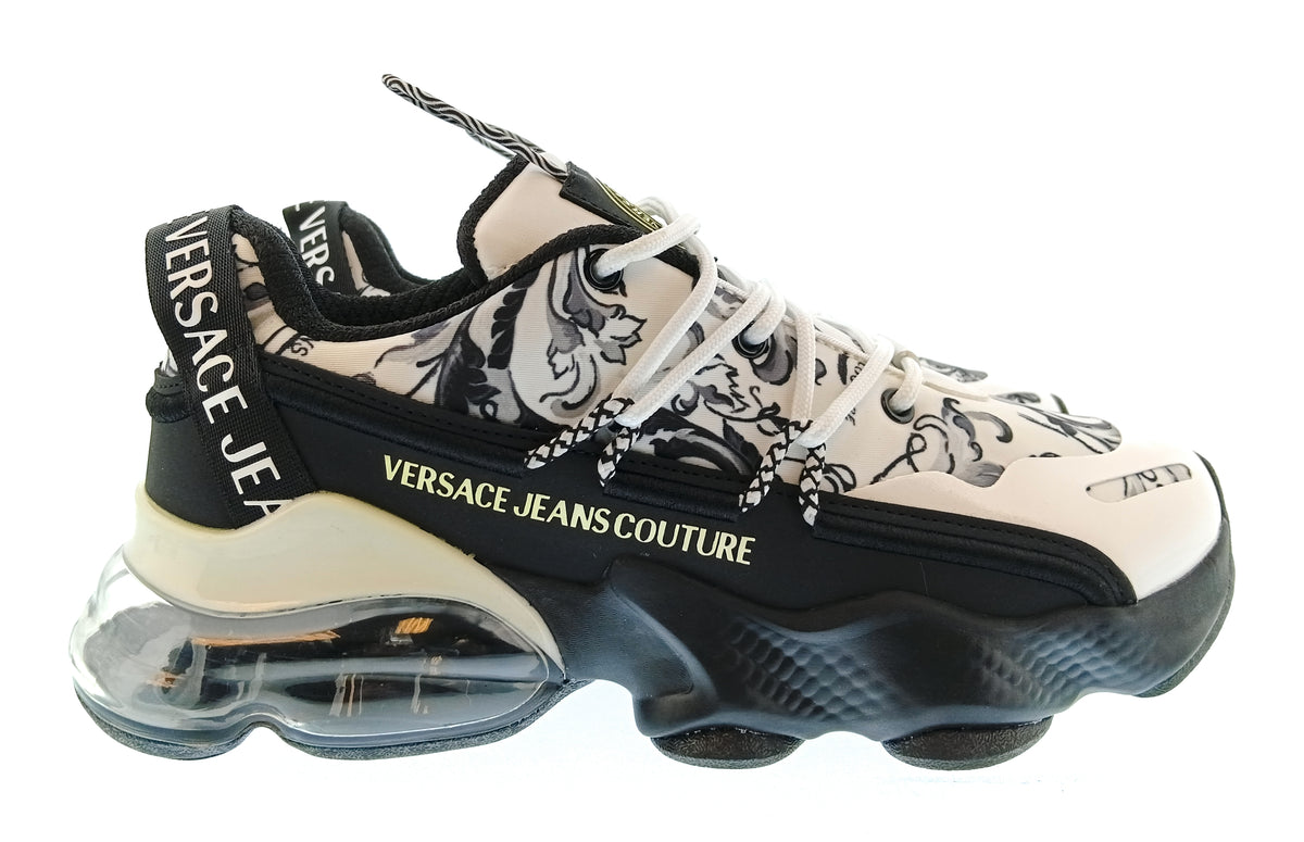 Versace Jeans Couture Versace Jeans Couture Mens White / Black Baroque Chunky Sneakers-