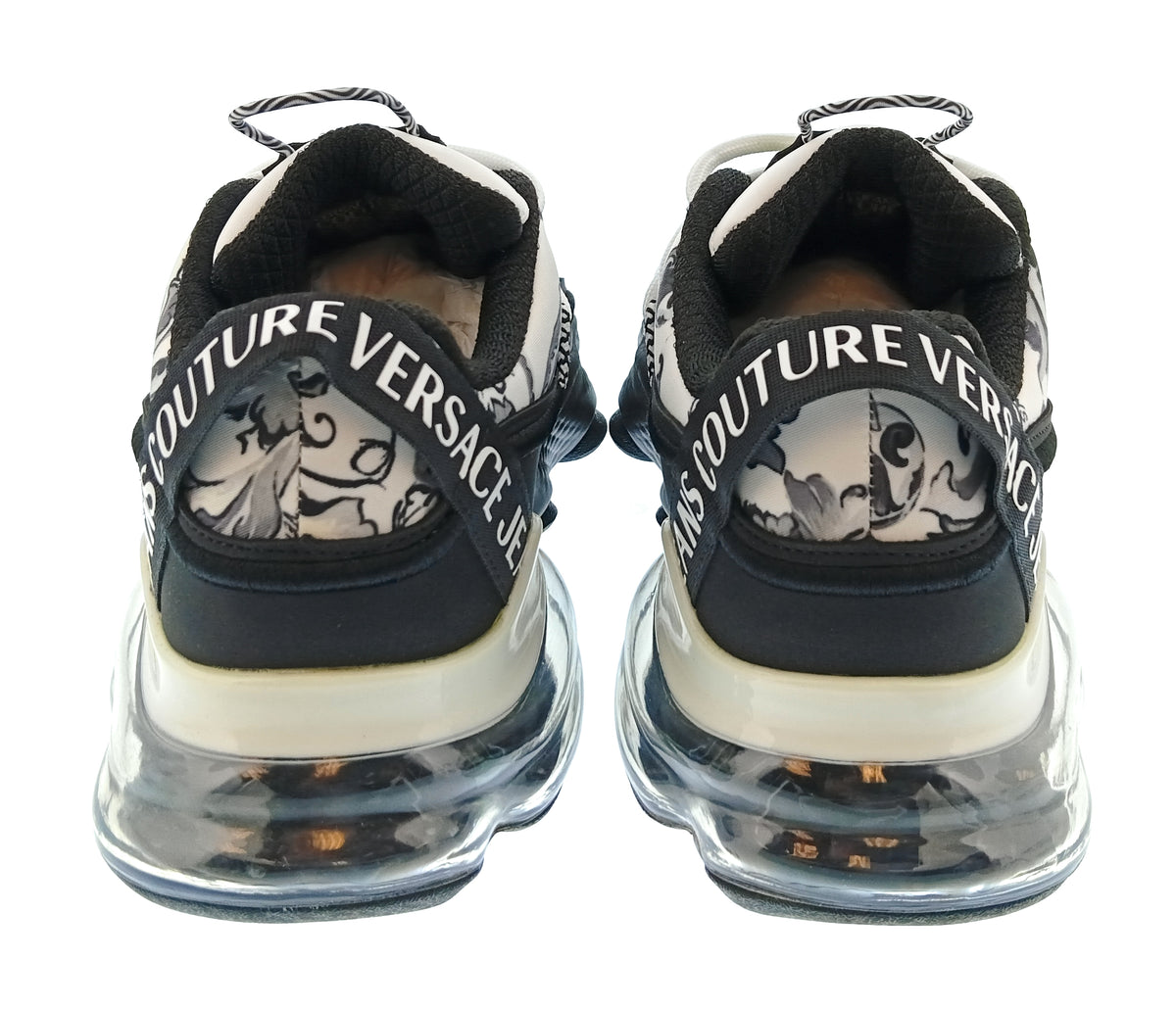 Versace Jeans Couture Versace Jeans Couture Mens White / Black Baroque Chunky Sneakers-