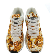 Versace Jeans Couture Versace Jeans Couture Mens White / Gold Baroque Runner Sneakers-