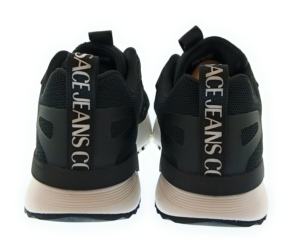 Versace Jeans Couture Versace Jeans Couture Mens Black / Gray Technical Runner Sneakers-