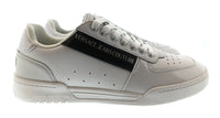 Versace Jeans Couture Versace Jeans Couture Mens White / Silver / Black Low-Top Logo Sneakers-