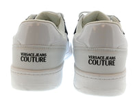 Versace Jeans Couture Versace Jeans Couture Mens White / Silver / Black Low-Top Logo Sneakers-